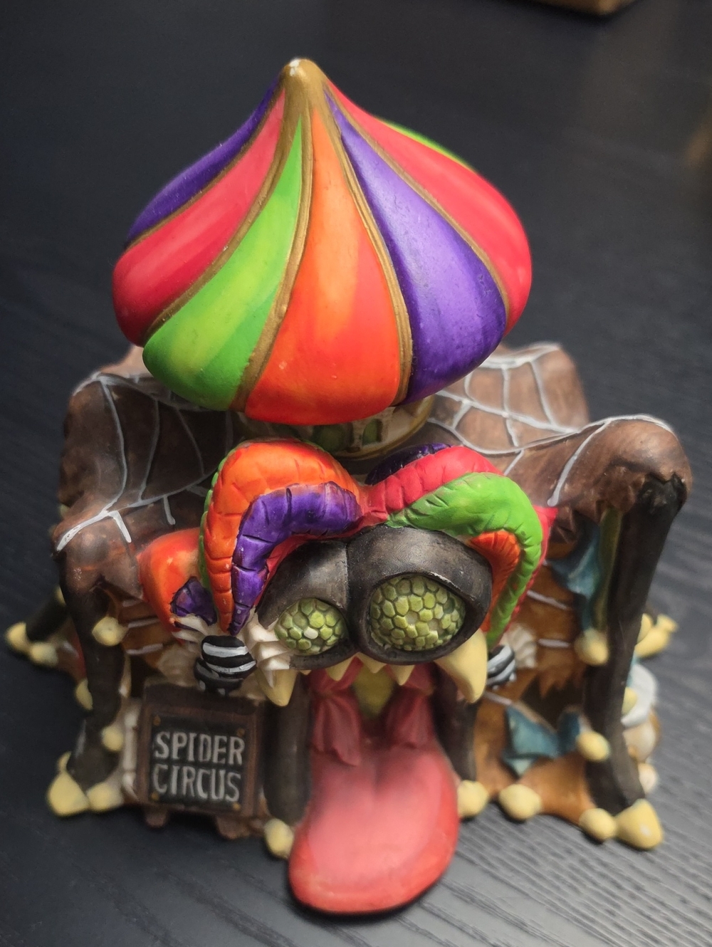 1990s Vintage Spooky Hollow Spider Circus Tent Halloween